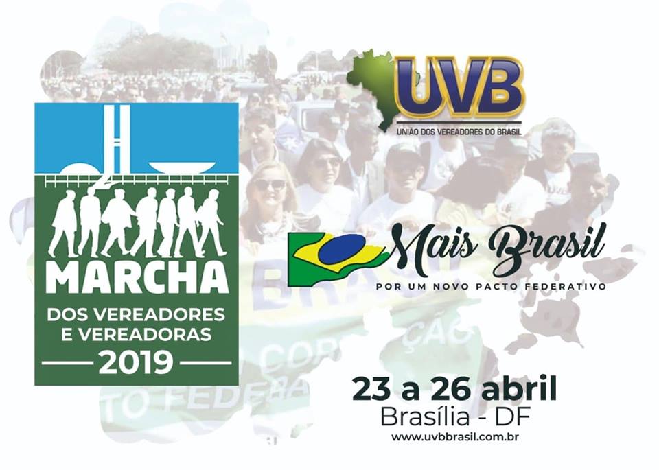 Começa nesta terça-feira (23) a Marcha de Vereadores e Vereadoras