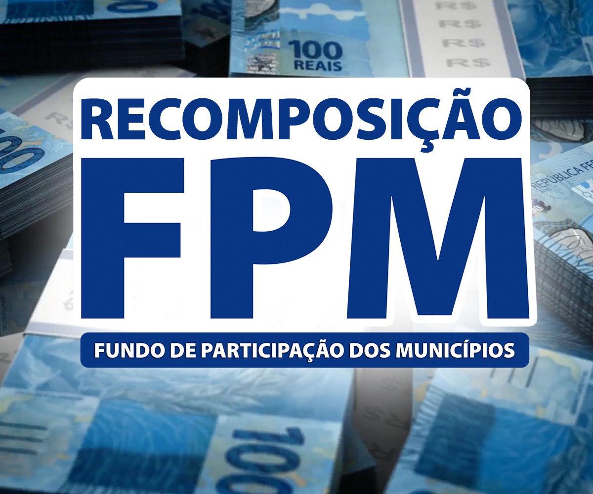 Terceira parcela da recomposição do FPM será creditada nesta sexta (5)
